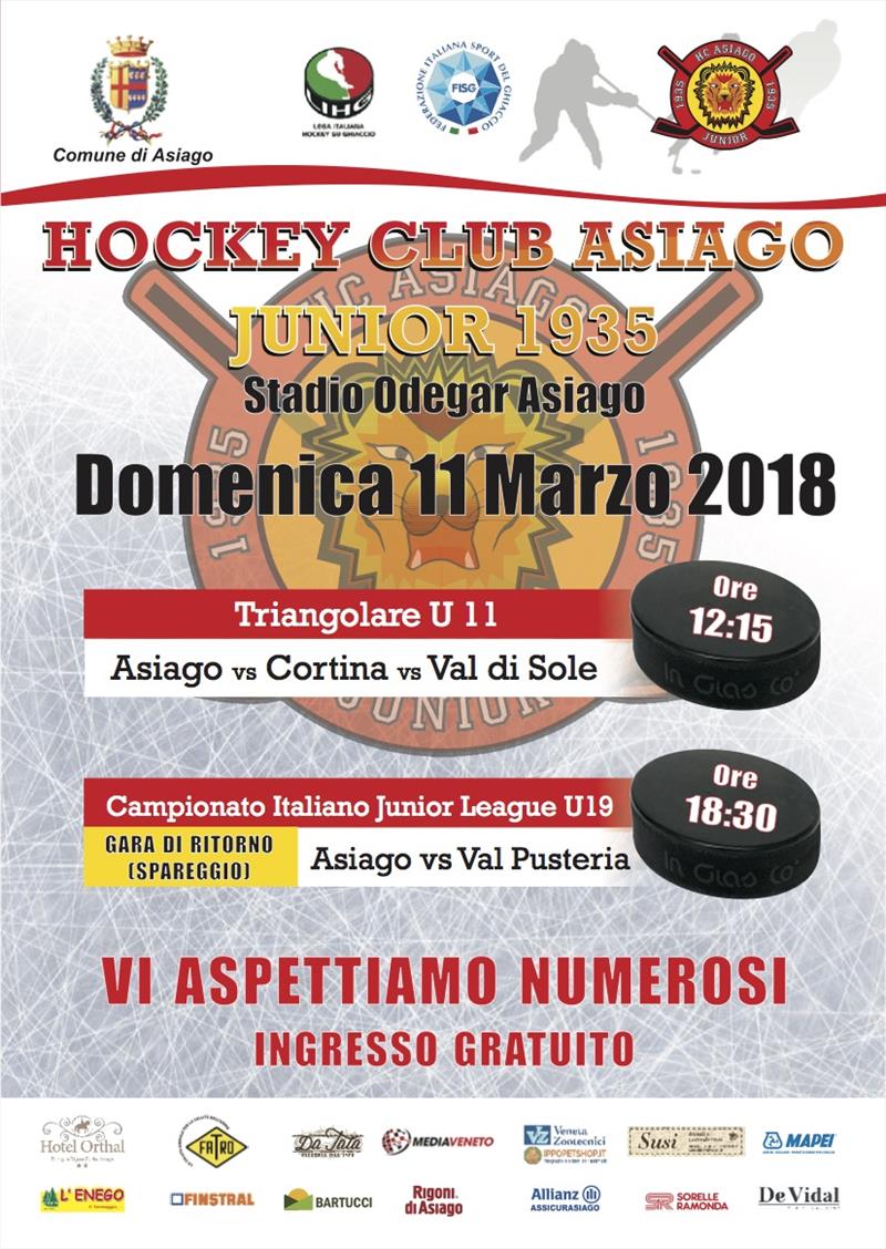 Appuntamenti casalinghi per U11 e U19